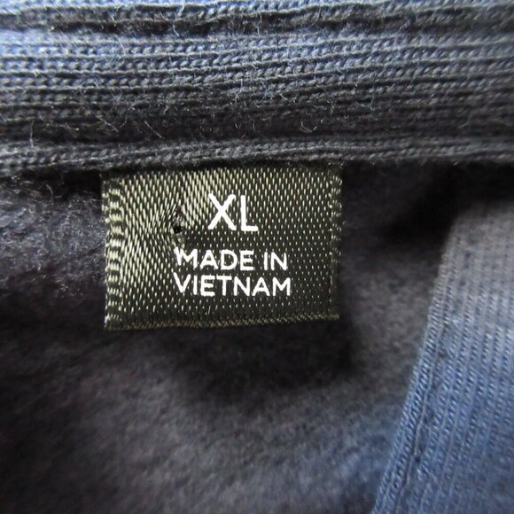 Travis Mathew Newport 1/4 Zip Fleece Men Sweatshirt XL Blue Performance Golf 564 - Picture 5 of 15